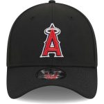 mens los angeles angels new era black logo 39thirty flex hat | MLB Jerseys & Hats Collection at Los Angeles Angels