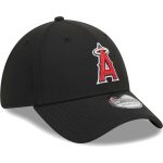 mens los angeles angels new era black logo 39thirty flex hat | MLB Jerseys & Hats Collection at Los Angeles Angels
