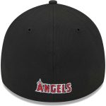 mens los angeles angels new era black logo 39thirty flex hat | MLB Jerseys & Hats Collection at Los Angeles Angels