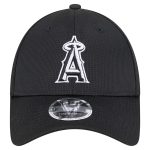 mens los angeles angels new era black pivot 9forty adjustable hat | MLB Jerseys & Hats Collection at Los Angeles Angels