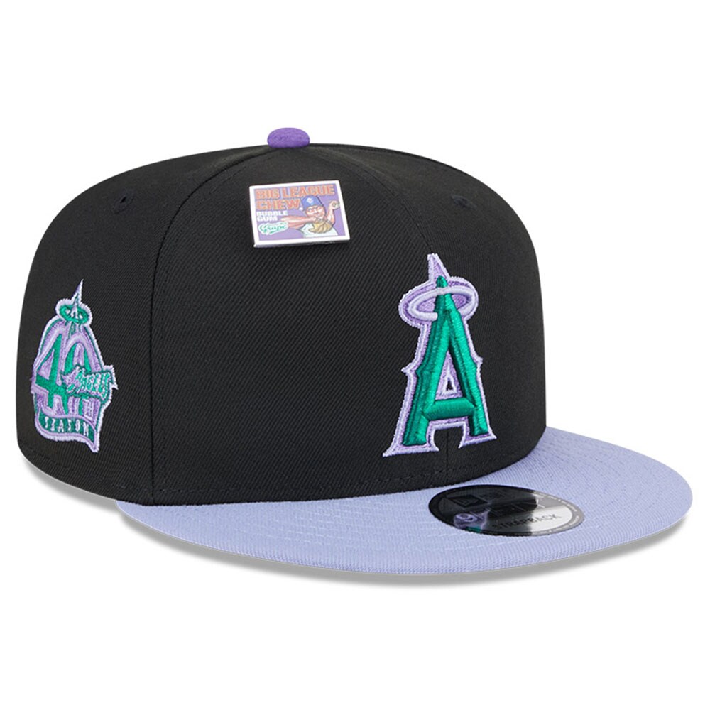 mens los angeles angels new era blackpurple grape big league chew flavor pack 9fifty snapback hat | MLB Jerseys & Hats Collection at Los Angeles Angels