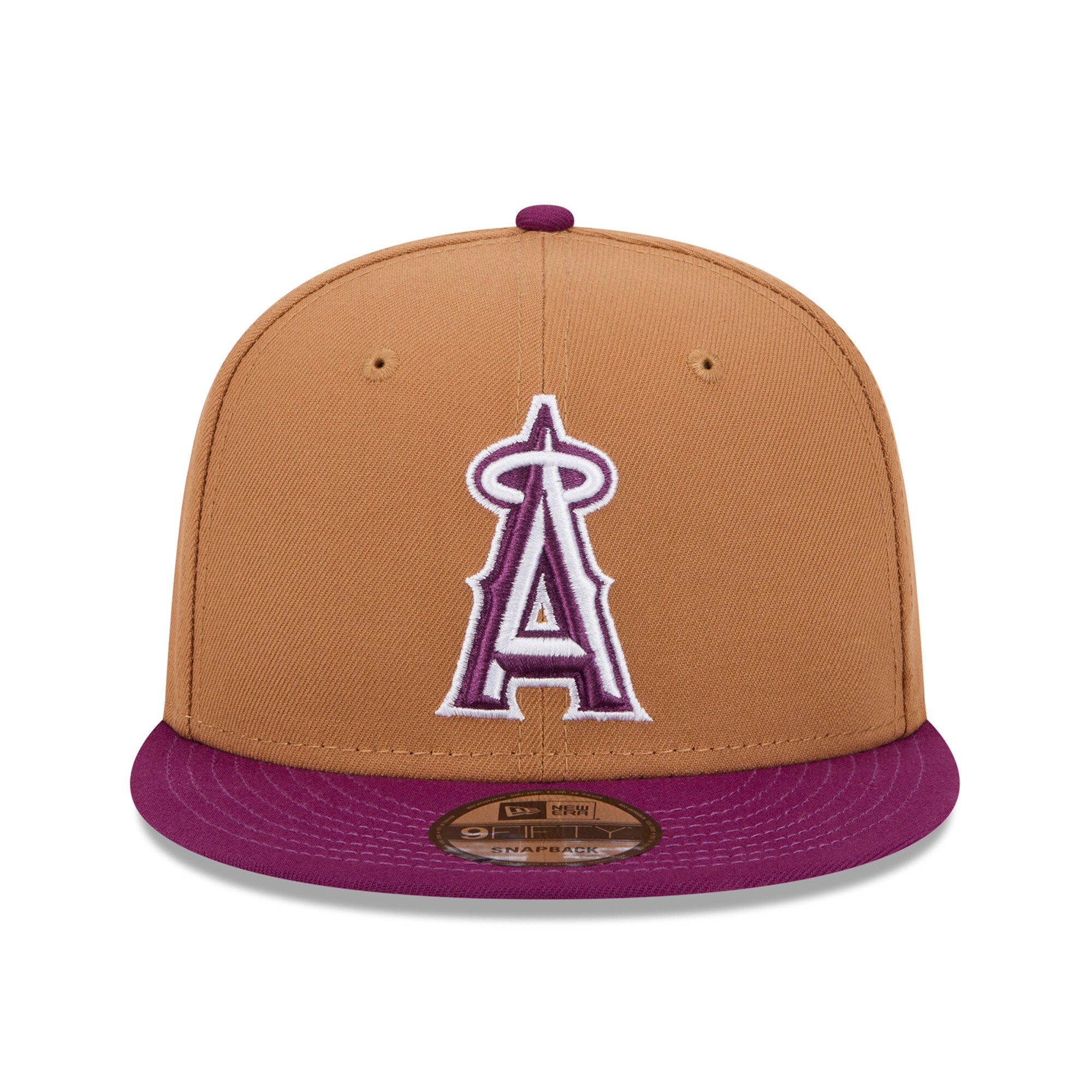 mens los angeles angels new era brownpurple color pack two-tone 9fifty snapback hat | MLB Jerseys & Hats Collection at Los Angeles Angels