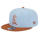 mens los angeles angels new era light blue spring color two-tone 9fifty snapback hat | MLB Jerseys & Hats Collection at Los Angeles Angels