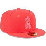 mens los angeles angels new era red 2023 spring color basic 59fifty fitted hat | MLB Jerseys & Hats Collection at Los Angeles Angels