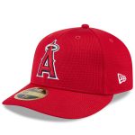 mens los angeles angels new era red 2025 spring training low profile 59fifty fitted hat | MLB Jerseys & Hats Collection at Los Angeles Angels