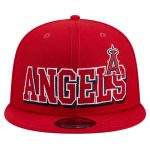 mens los angeles angels new era red game day bold 9fifty snapback hat | MLB Jerseys & Hats Collection at Los Angeles Angels