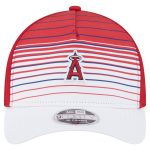 mens los angeles angels new era red gradient 9forty m-crown adjustable hat | MLB Jerseys & Hats Collection at Los Angeles Angels