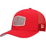 mens los angeles angels new era red labeled 9seventy stretch-snap adjustable hat | MLB Jerseys & Hats Collection at Los Angeles Angels