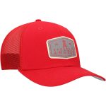 mens los angeles angels new era red labeled 9seventy stretch-snap adjustable hat | MLB Jerseys & Hats Collection at Los Angeles Angels