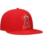 mens los angeles angels new era red shadow logo 59fifty fitted hat | MLB Jerseys & Hats Collection at Los Angeles Angels
