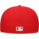 mens los angeles angels new era red shadow logo 59fifty fitted hat | MLB Jerseys & Hats Collection at Los Angeles Angels