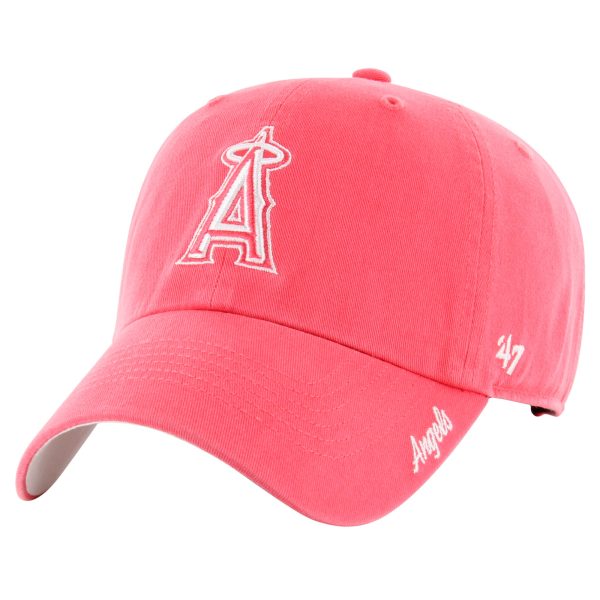 womens los angeles angels 47 red luminance cheer clean up adjustable hat | MLB Jerseys & Hats Collection at Los Angeles Angels