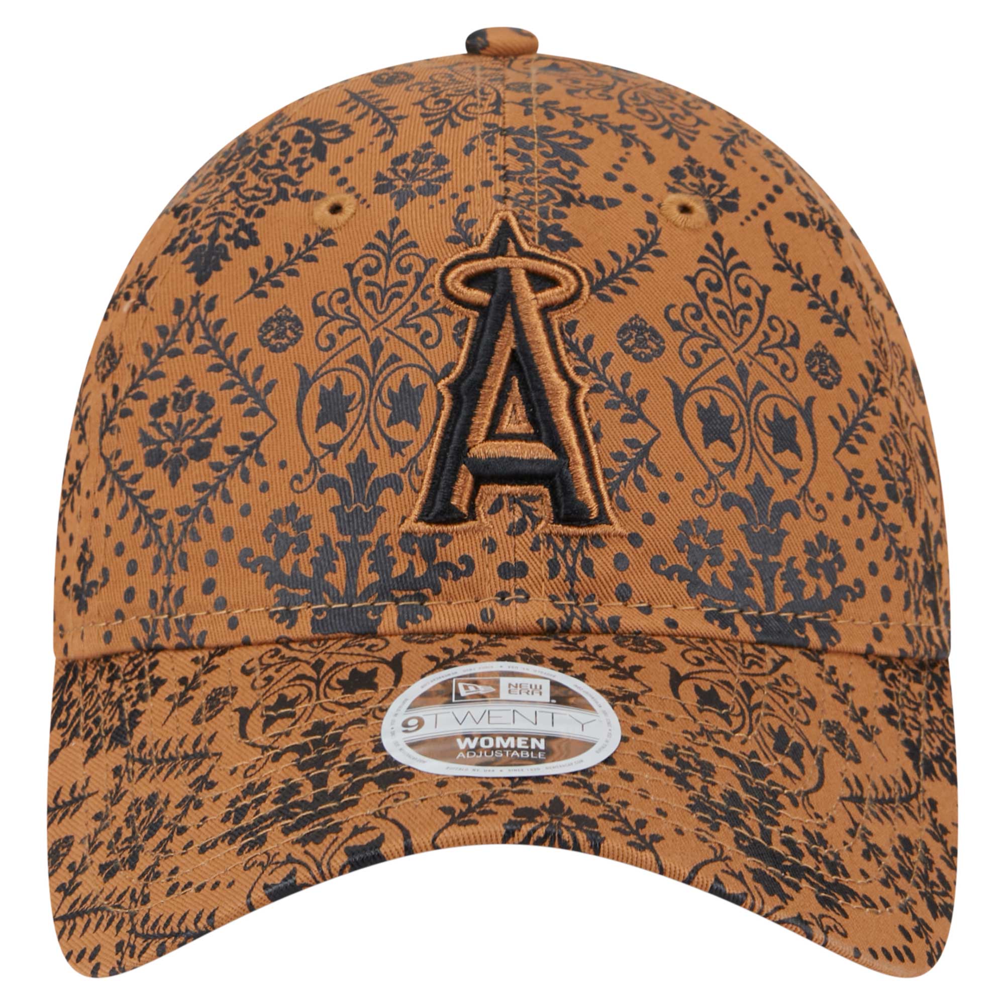 womens los angeles angels new era brown vintage deco 9twenty adjustable hat | MLB Jerseys & Hats Collection at Los Angeles Angels