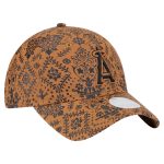 womens los angeles angels new era brown vintage deco 9twenty adjustable hat | MLB Jerseys & Hats Collection at Los Angeles Angels