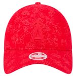 womens los angeles angels new era red tonal floral 9twenty adjustable hat | MLB Jerseys & Hats Collection at Los Angeles Angels