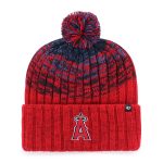 youth los angeles angels 47 red cascade cuffed knit hat with pom | MLB Jerseys & Hats Collection at Los Angeles Angels