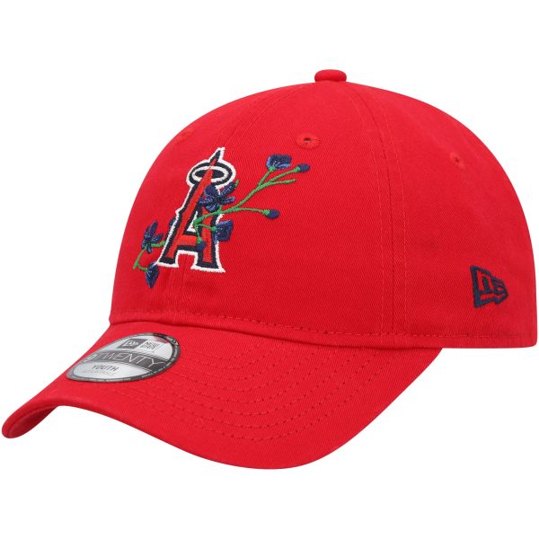 youth los angeles angels new era red game day bloom 9twenty adjustable hat | MLB Jerseys & Hats Collection at Los Angeles Angels
