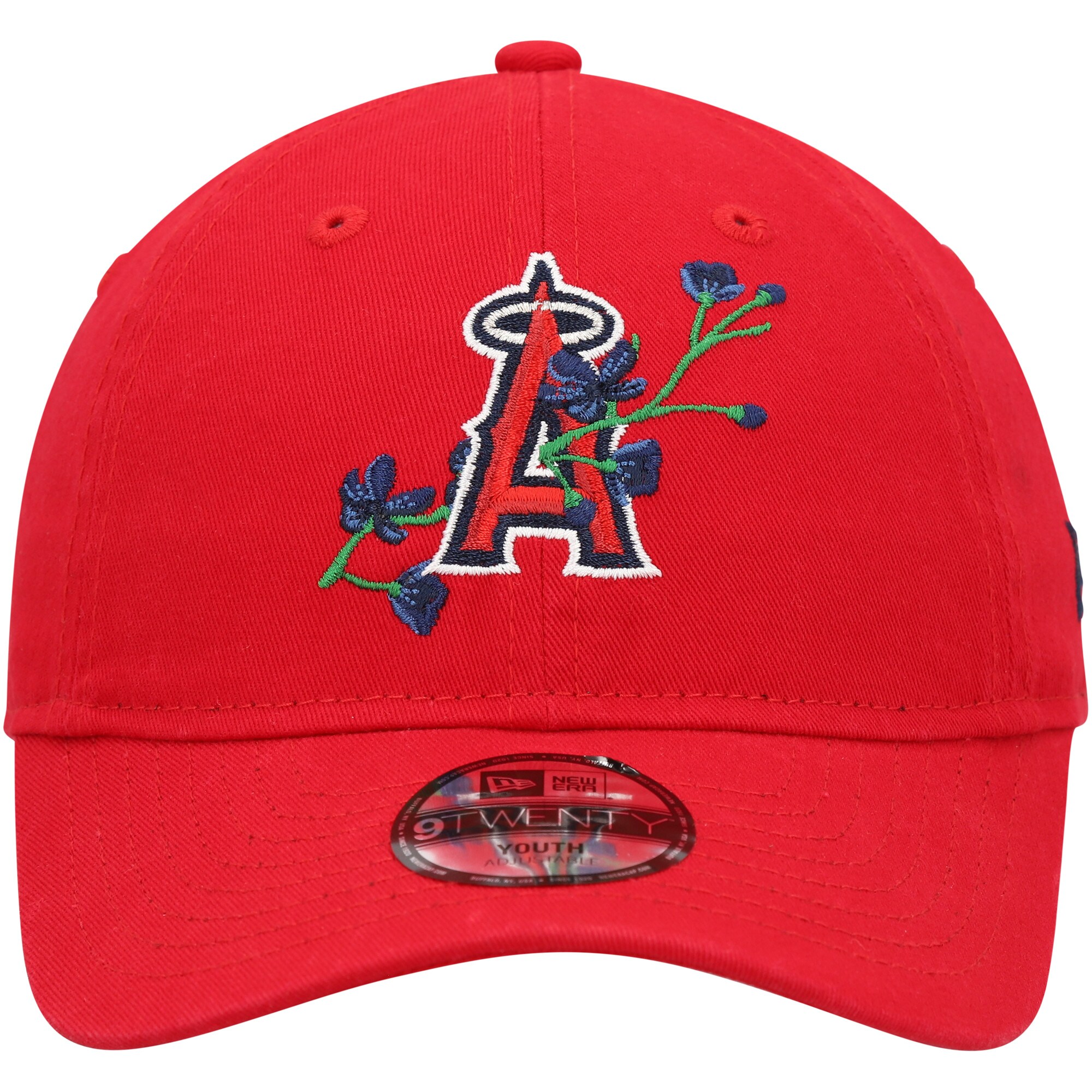 youth los angeles angels new era red game day bloom 9twenty adjustable hat | MLB Jerseys & Hats Collection at Los Angeles Angels