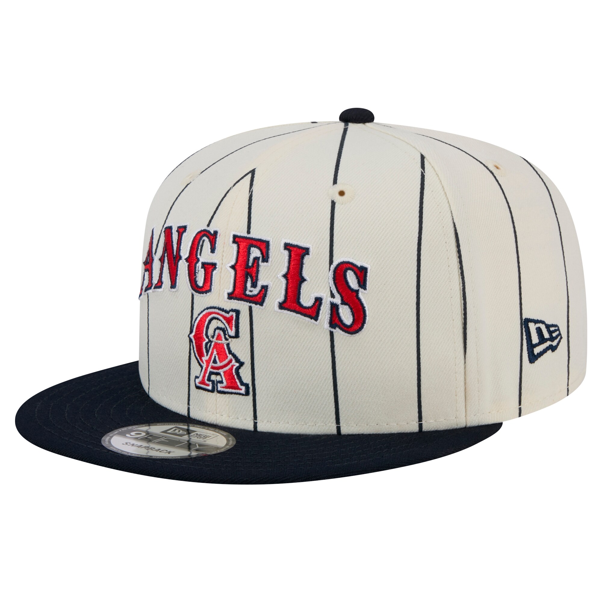 mens california angels new era white jersey pinstripe 9fifty snapback hat | MLB Jerseys & Hats Collection at Los Angeles Angels