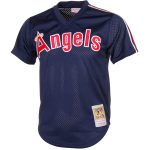 mens california angels reggie jackson mitchell  ness navy cooperstown mesh batting practice jersey | MLB Jerseys & Hats Collection at Los Angeles Angels