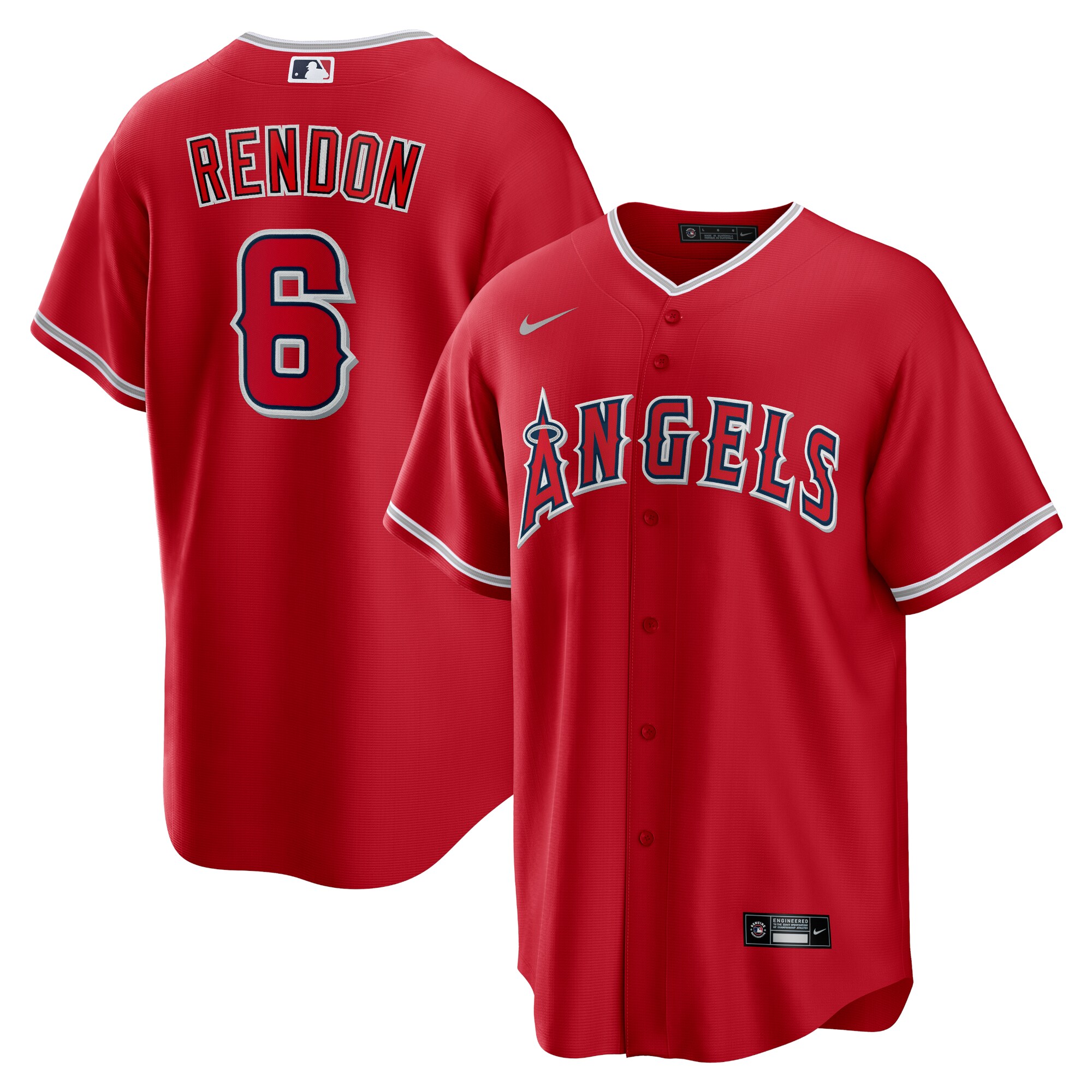mens los angeles angels anthony rendon nike red alternate replica player name jersey | MLB Jerseys & Hats Collection at Los Angeles Angels