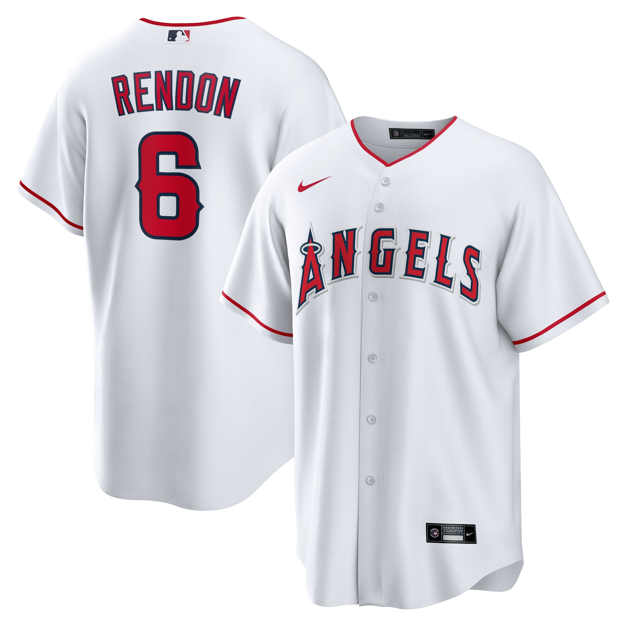 mens los angeles angels anthony rendon nike white home replica player name jersey | MLB Jerseys & Hats Collection at Los Angeles Angels