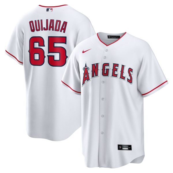 mens los angeles angels josé quijada nike white home replica player jersey | MLB Jerseys & Hats Collection at Los Angeles Angels