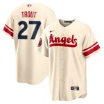 mens los angeles angels mike trout nike cream city connect replica player jersey | MLB Jerseys & Hats Collection at Los Angeles Angels