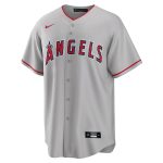 mens los angeles angels mike trout nike silver road replica player name jersey | MLB Jerseys & Hats Collection at Los Angeles Angels