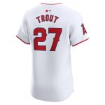 mens los angeles angels mike trout nike white home elite player jersey | MLB Jerseys & Hats Collection at Los Angeles Angels