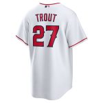 mens los angeles angels mike trout nike white home replica player name jersey | MLB Jerseys & Hats Collection at Los Angeles Angels