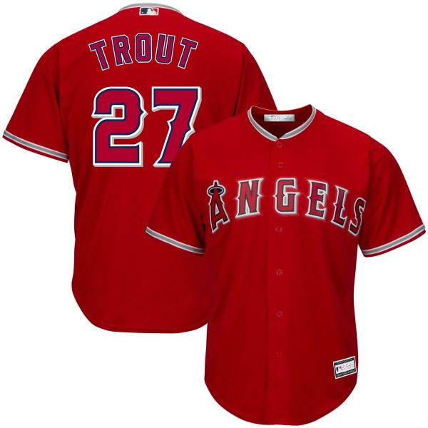 mens los angeles angels mike trout red big  tall replica player jersey | MLB Jerseys & Hats Collection at Los Angeles Angels