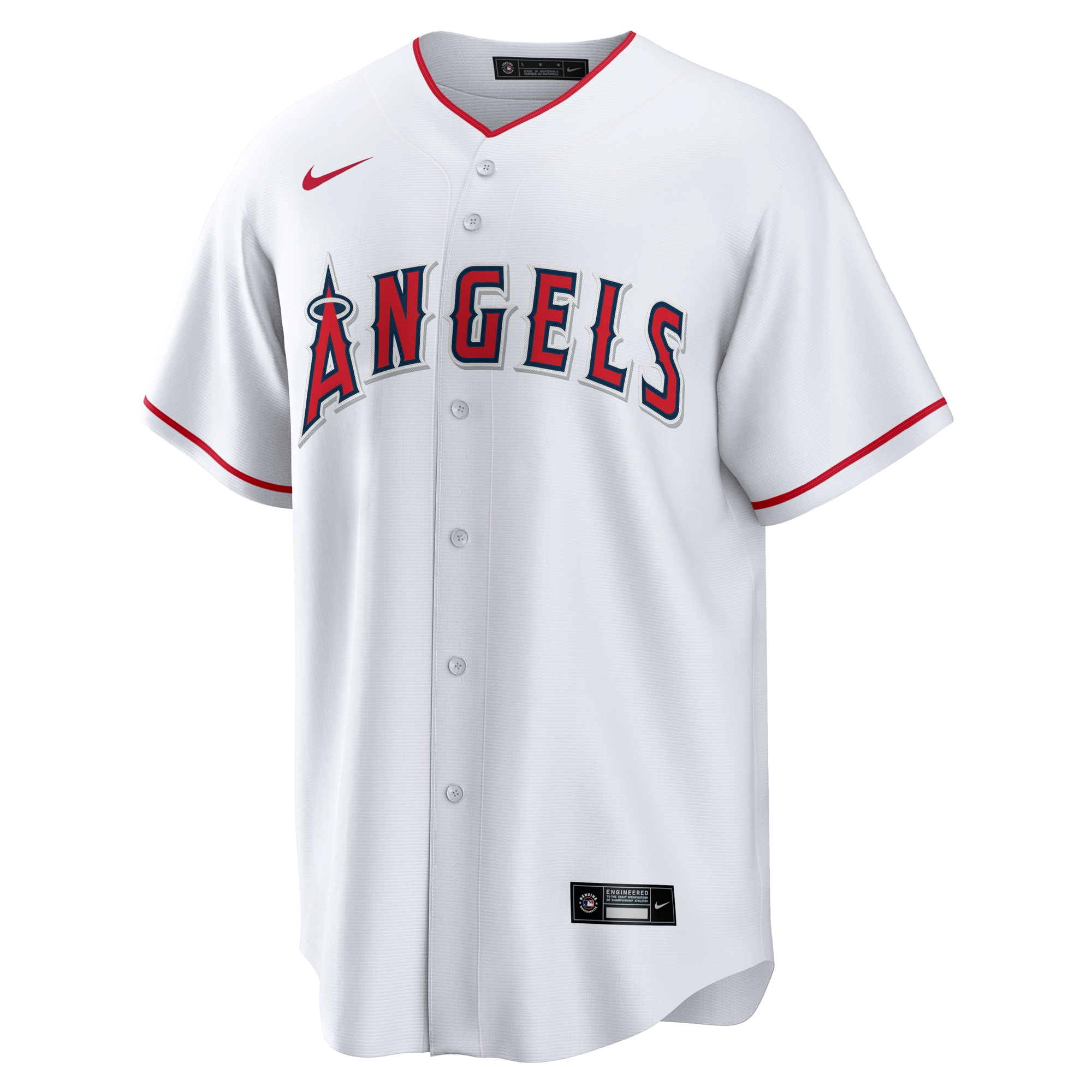 mens los angeles angels nike white 1 groom home replica jersey | MLB Jerseys & Hats Collection at Los Angeles Angels