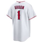 mens los angeles angels nike white 1 groom home replica jersey | MLB Jerseys & Hats Collection at Los Angeles Angels