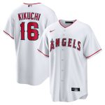 mens los angeles angels yusei kikuchi nike white home replica jersey | MLB Jerseys & Hats Collection at Los Angeles Angels