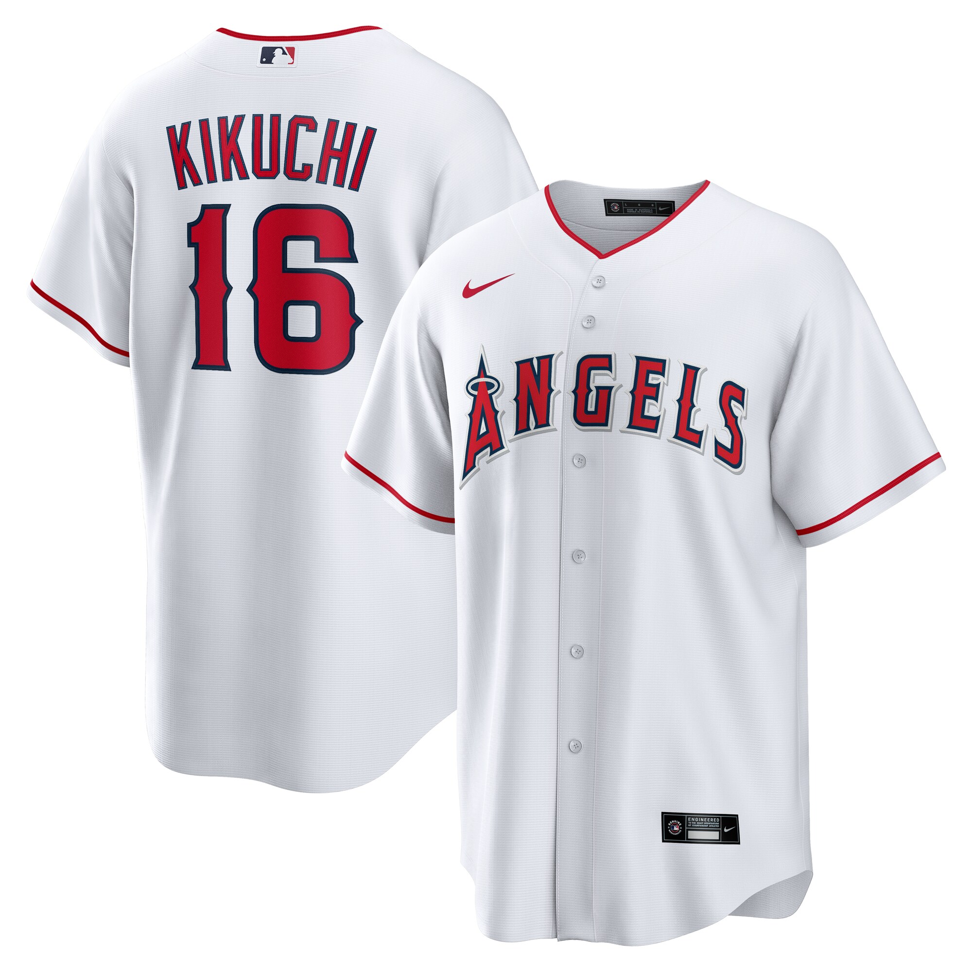 mens los angeles angels yusei kikuchi nike white home replica jersey | MLB Jerseys & Hats Collection at Los Angeles Angels
