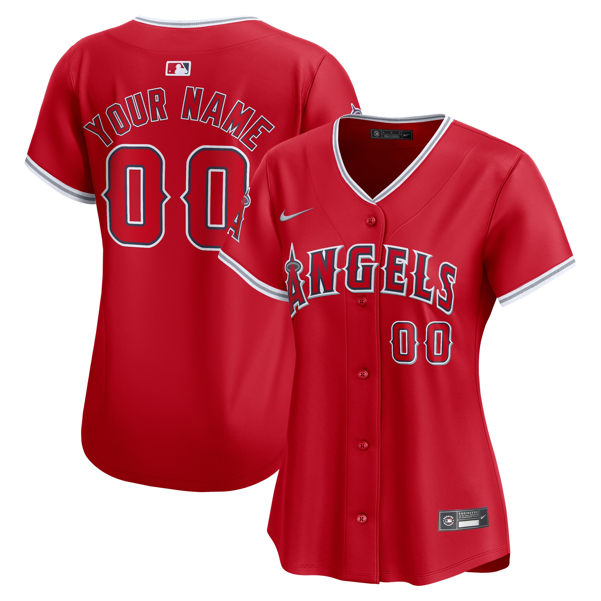 womens los angeles angels nike red alternate limited custom jersey | MLB Jerseys & Hats Collection at Los Angeles Angels