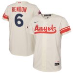 youth los angeles angels anthony rendon nike cream city connect replica player jersey | MLB Jerseys & Hats Collection at Los Angeles Angels