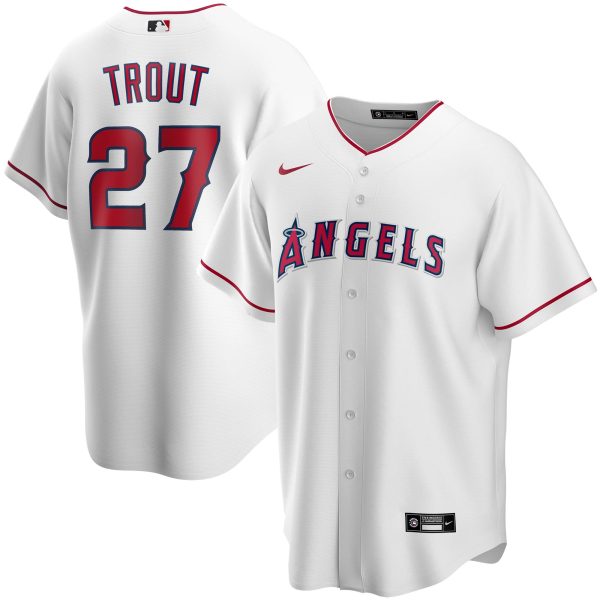 youth los angeles angels mike trout nike white alternate replica player jersey | MLB Jerseys & Hats Collection at Los Angeles Angels