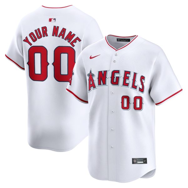 youth los angeles angels nike white home limited custom jersey | MLB Jerseys & Hats Collection at Los Angeles Angels